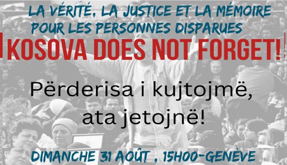 Table ronde : ” La vérité, la justice et la mémoire pour les personnes disparues “